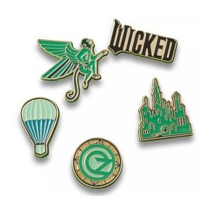 NEW Crocs WICKED Oz 5 piece Metal Spinning Jibbitz Charm 5Pack Jibbitz™ Charms